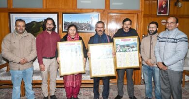 CM Sukhu releases calendar 2026 of Giriraj Weekly HIMACHAL HEADLINES