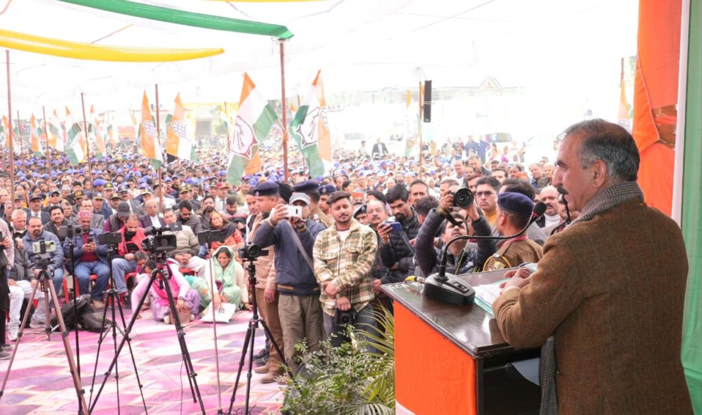 Chief Minister Sukhu announces Rs.1,500 for all eligible women of Sulah Chief Minister Sukhu announces Rs.1,500 for all eligible women of Sulah HIMACHAL HEADLINES