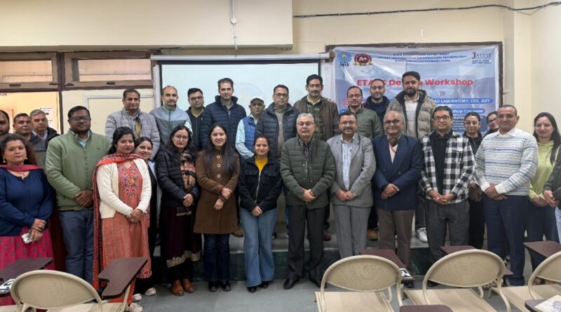 Three-Day ETABS Design Training Program Inaugurated at JUIT HIMACHAL HEADLINES