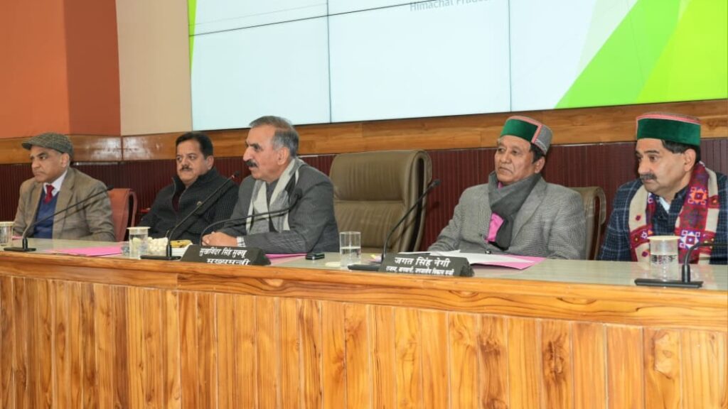 Land revenue collection from hydropower developers, a legitimate right of Himachal: Sukhu HIMACHAL HEADLINES