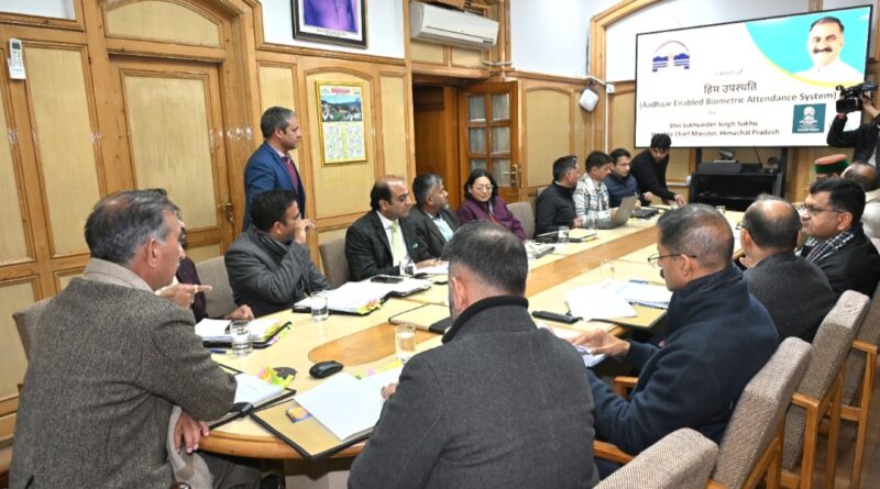 Himachal Integrates Artificial Intelligence with Him Parivar Portal: Sukhu HIMACHAL HEADLINES