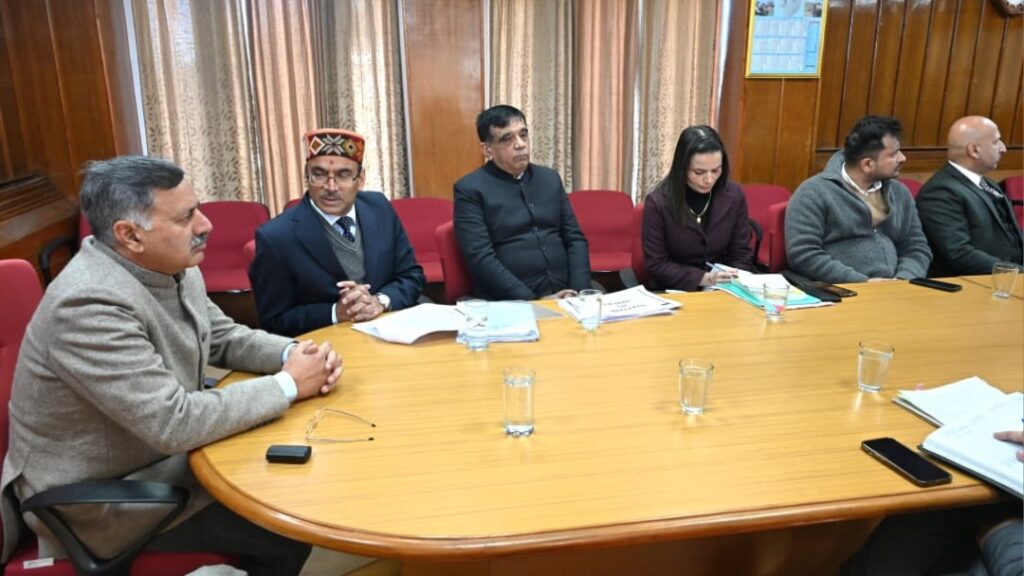 Housing Minister Dharmani chairs review meeting of RERA HIMACHAL HEADLINES