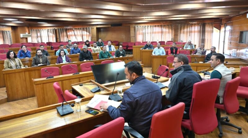 Review Meeting Held on Disability-Related Issues HIMACHAL HEADLINES