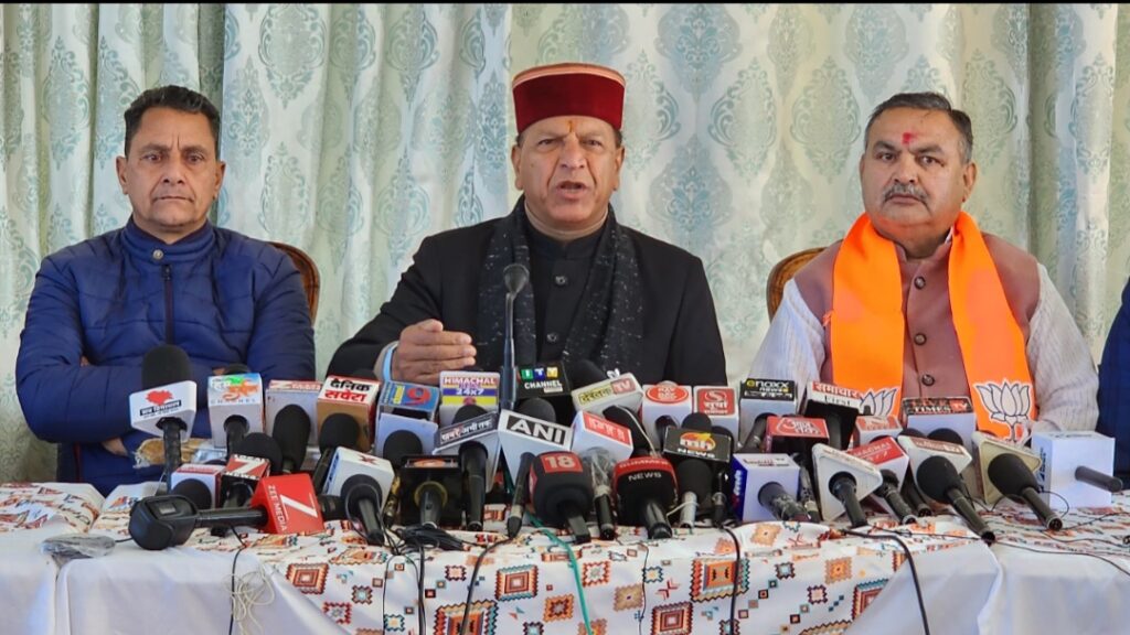 Himachal will benefit from 90:10 funding - Modi govt's plan will accelerate development: Bindal HIMACHAL HEADLINES