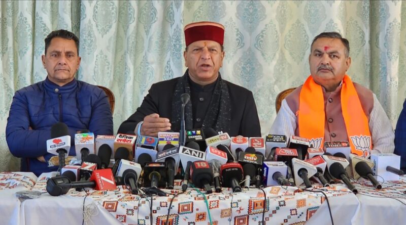 Himachal will benefit from 90:10 funding - Modi govt's plan will accelerate development: Bindal HIMACHAL HEADLINES