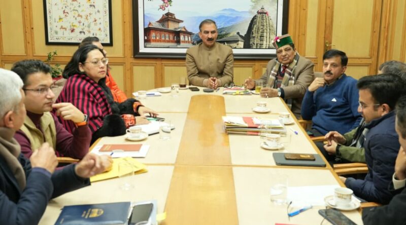 Sukhu directs inclusion of online facilities in health services HIMACHAL HEADLINES
