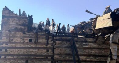 Firefighting operation inside the palace continued for second day in Junga HIMACHAL HEADLINES