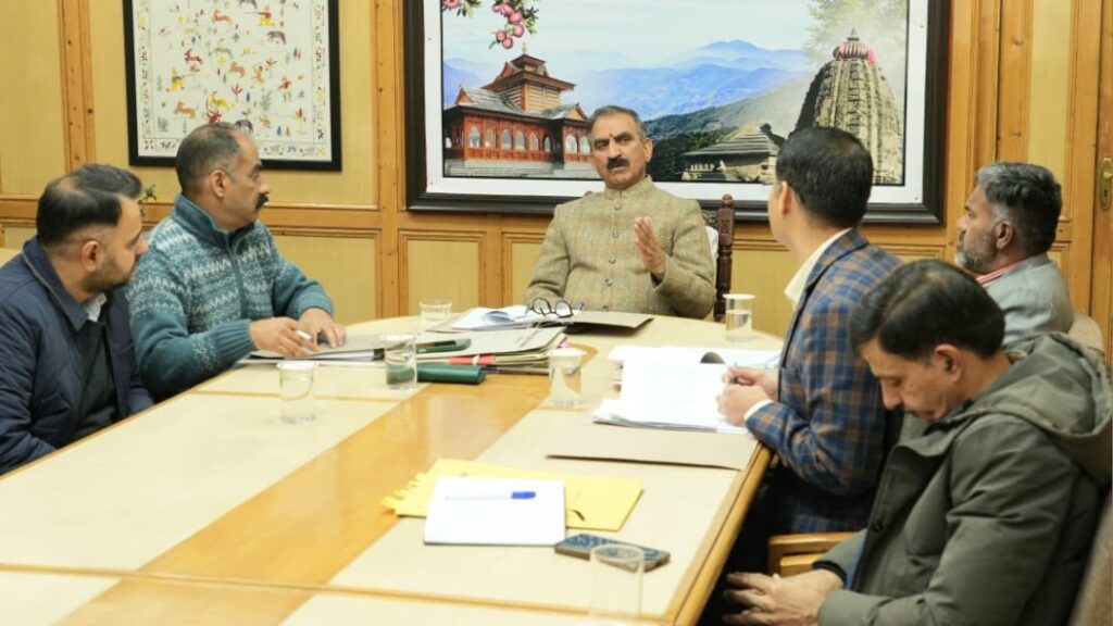 Permanent housing to be provided to poor families: Sukhu HIMACHAL HEADLINES