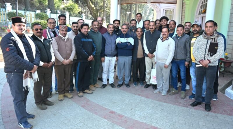 Bada and Faste Gram Panchayats of Nadaun Assembly constituency call on Sukhu HIMACHAL HEADLINES