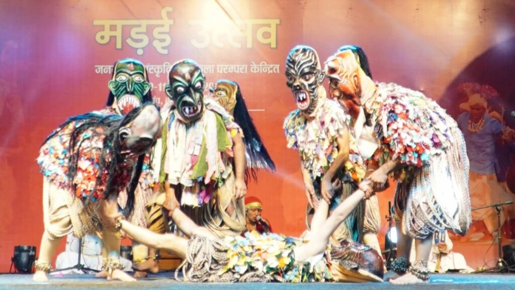 Tribal Dances from Himachal Shine at National Festival in Madhya Pradesh Tribal Dances from Himachal Shine at National Festival in Madhya Pradesh HIMACHAL HEADLINES
