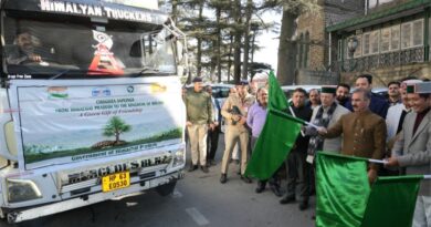 Himachal gifts chilgoza saplings to Bhutan, Sukhu flags off vehicle HIMACHAL HEADLINES