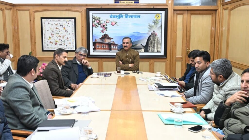 Sukhu calls for scientific studies on water evaporation and melting of glaciers Sukhu calls for scientific studies on water evaporation and melting of glaciers HIMACHAL HEADLINES