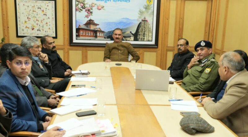 Anti-Chitta Gram Sabhas to be held in Gram Panchayats on 21 and 22 January : Sukhu HIMACHAL HEADLINES