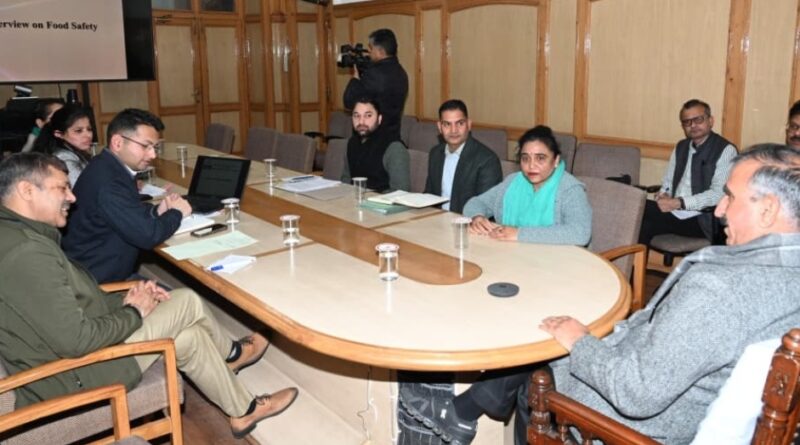 Himachal Government to form a State Nutrition Policy: Sukhu