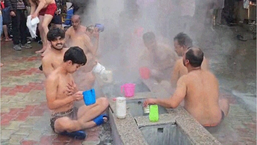 Thousands gather for a holy winter dip at Tattapani's warm springs for Makar Sankranti Thousands gather for a holy winter dip at Tattapani's warm springs for Makar Sankranti HIMACHAL HEADLINES