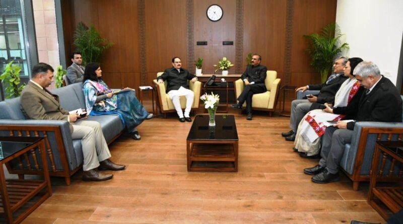 Sukhu meets Nadda, Urges for centre's assistance for developing Health infra HIMACHAL HEADLINES