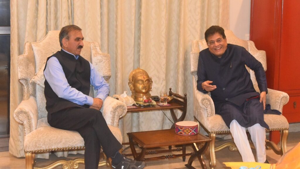 Meeting with Union Ministers remained productive: Sukhu HIMACHAL HEADLINES
