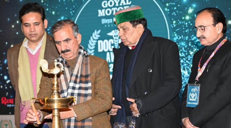 Sukhu leads Doctor’s Award 2025 ceremony, honoring doctors and healthcare institutions for their service Sukhu leads Doctor’s Award 2025 ceremony, honoring doctors and healthcare institutions for their service HIMACHAL HEADLINES