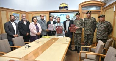 MoU signed to promote medicinal plants cultivation in border areas of Himachal HIMACHAL HEADLINES