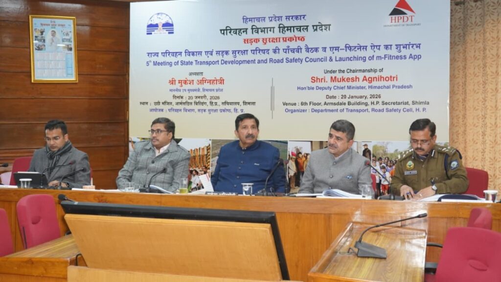 Himachal among leading states in the NITI Aayog’s India Electric Mobility Index: Mukesh Agnihotri Himachal among leading states in the NITI Aayog’s India Electric Mobility Index: Mukesh Agnihotri HIMACHAL HEADLINES