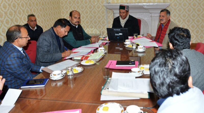 Jagat Negi leads Cabinet Sub-Committee; 1,116 decisions implemented Jagat Negi leads Cabinet Sub-Committee; 1,116 decisions implemented HIMACHAL HEADLINES