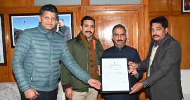 Sukhu congratulates HPSCBL for securing first position nationally in PMFBY implementation HIMACHAL HEADLINES