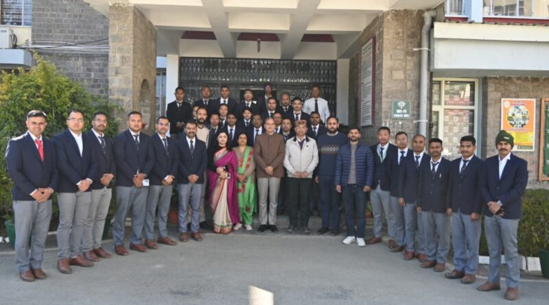 Four-Day Training Programme for Forest Department Officers Concludes Four-Day Training Programme for Forest Department Officers Concludes HIMACHAL HEADLINES