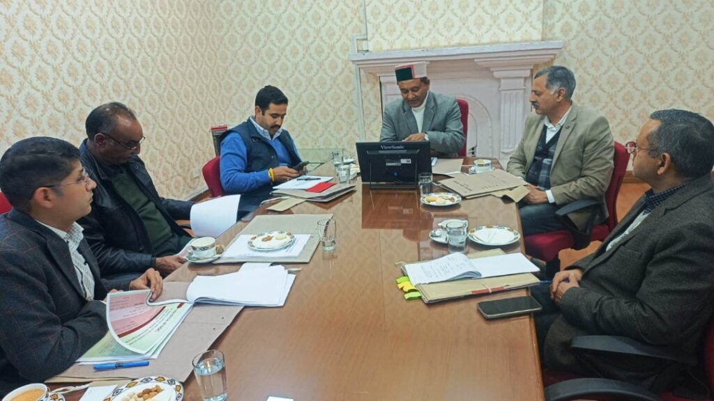 Meeting regarding regulation of construction activities in rural areas held Meeting regarding regulation of construction activities in rural areas held HIMACHAL HEADLINES