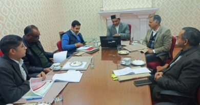 Meeting regarding regulation of construction activities in rural areas held HIMACHAL HEADLINES