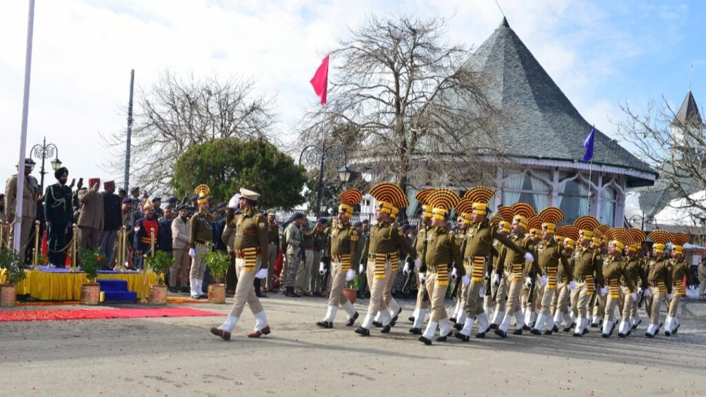 Governor Shukla unfurls Tricolour at historic Ridge on 77th Republic Day Governor Shukla unfurls Tricolour at historic Ridge on 77th Republic Day HIMACHAL HEADLINES