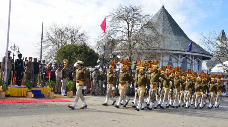 Governor Shukla unfurls Tricolour at historic Ridge on 77th Republic Day Governor Shukla unfurls Tricolour at historic Ridge on 77th Republic Day HIMACHAL HEADLINES