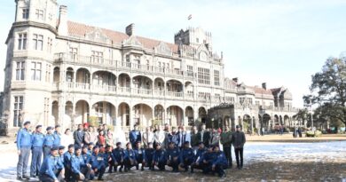 National Flag Hoisted at the Indian Institute of Advanced Study, Shimla on the Occasion of the 77th Republic Day HIMACHAL HEADLINES