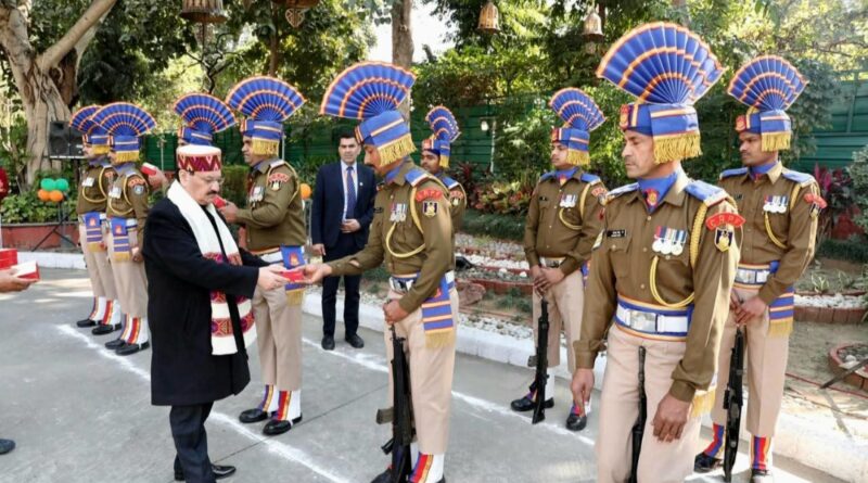On the occasion of 77th Republic Day , JP Nadda hoisted tricolor at his residence HIMACHAL HEADLINES