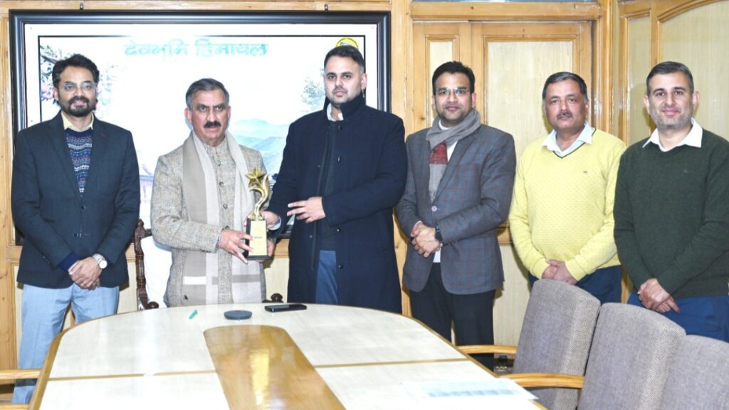 CM Sukhu congratulates DDT&G on national recognition for 'Him Parivar' initiative HIMACHAL HEADLINES