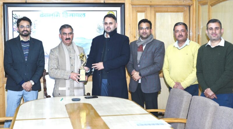 CM Sukhu congratulates DDT&G on national recognition for 'Him Parivar' initiative HIMACHAL HEADLINES