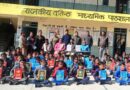 Harichand Sharma distributed 800 notebooks free of cost to 120 students at Peeran School