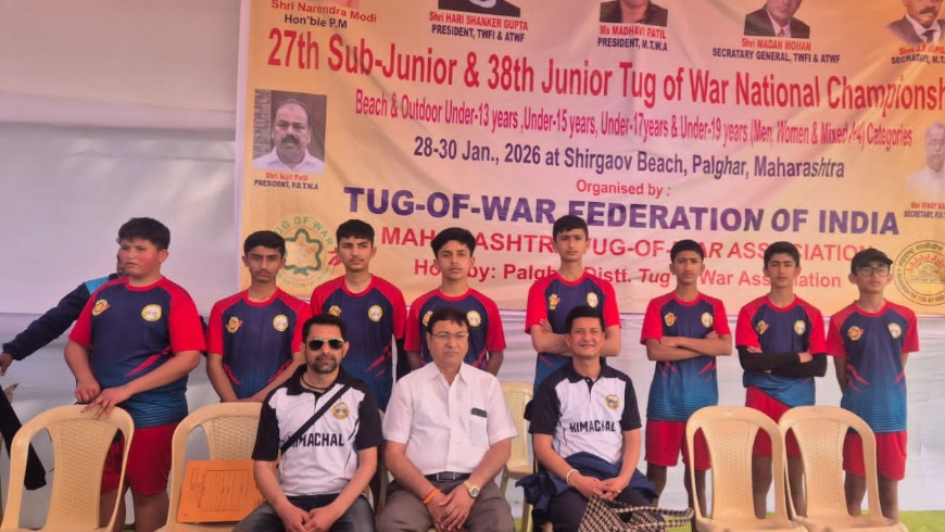 AHSB Student Leads Himachal Pradesh Team to Silver Medal in National Tug of War Championship AHSB Student Leads Himachal Pradesh Team to Silver Medal in National Tug of War Championship HIMACHAL HEADLINES