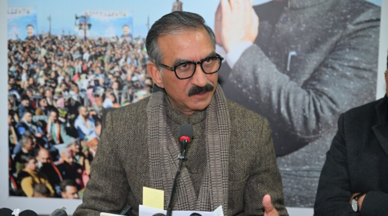 CM Sukhu calls Union Budget a 'Labyrinth of Neglect', Slams centre for unfair distribution HIMACHAL HEADLINES