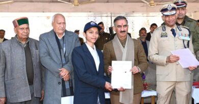 Sukhu distributes appointment letters to 1253 newly recruited constables HIMACHAL HEADLINES