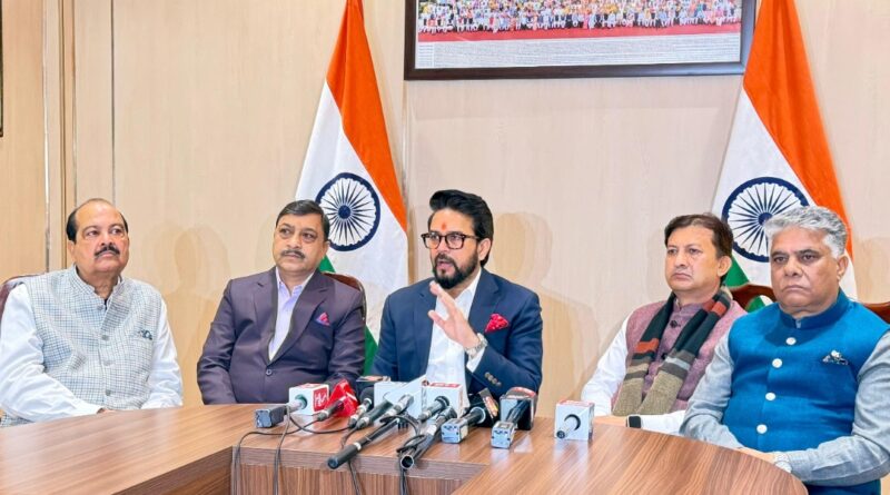 Centre has not kept any shortfall in Himachal's budget, Congress govt should stop misleading: Anurag HIMACHAL HEADLINES