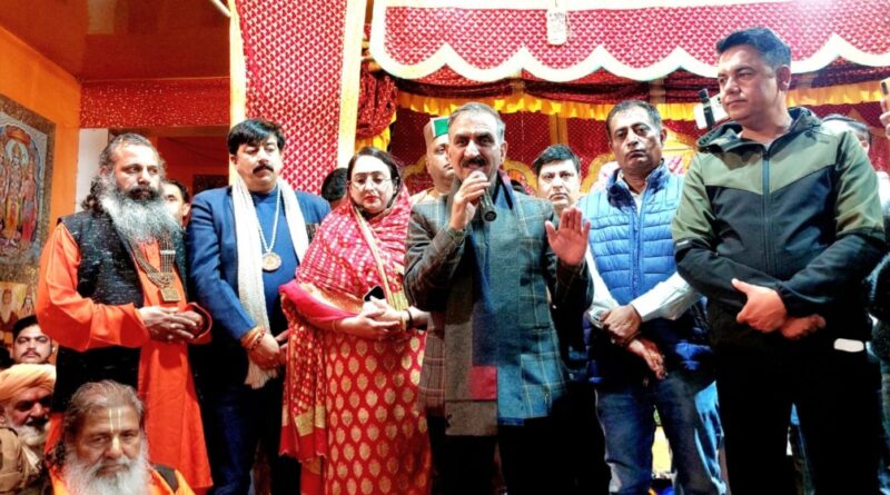CM Sukhu Champions "Karmayoga" and social justice at annual religious Congregation in Una HIMACHAL HEADLINES