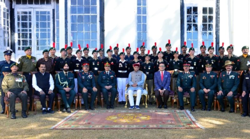 NCC Republic Day Parade participants call on Governor Shukla HIMACHAL HEADLINES