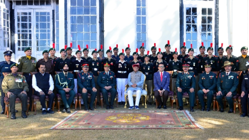 NCC Republic Day Parade participants call on Governor Shukla NCC Republic Day Parade participants call on Governor Shukla HIMACHAL HEADLINES