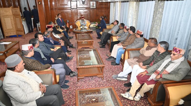 BJP submits memorandum to Governor, expresses strong opposition to withholding MLA Area Development Fund and discretionary funds HIMACHAL HEADLINES