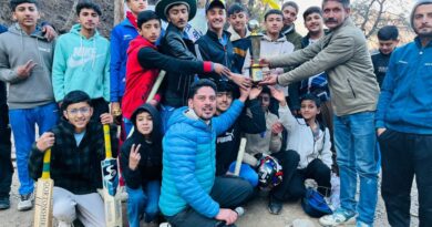 Balg team won the title of cricket competition HIMACHAL HEADLINES