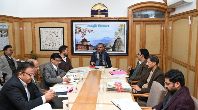 Sukhu outlines Rs.2350 crore strategic overhaul of Himachal Tourism HIMACHAL HEADLINES