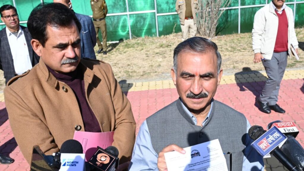 Sukhu assures to continue OPS and other welfare Schemes despite RDG withdrawal HIMACHAL HEADLINES