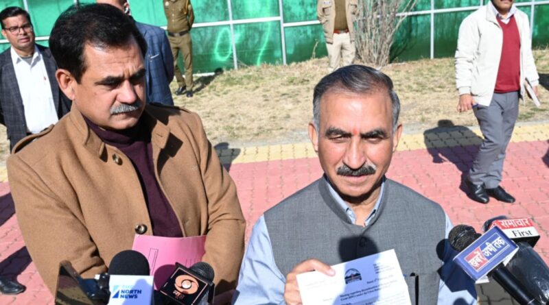 Sukhu assures to continue OPS and other welfare Schemes despite RDG withdrawal HIMACHAL HEADLINES