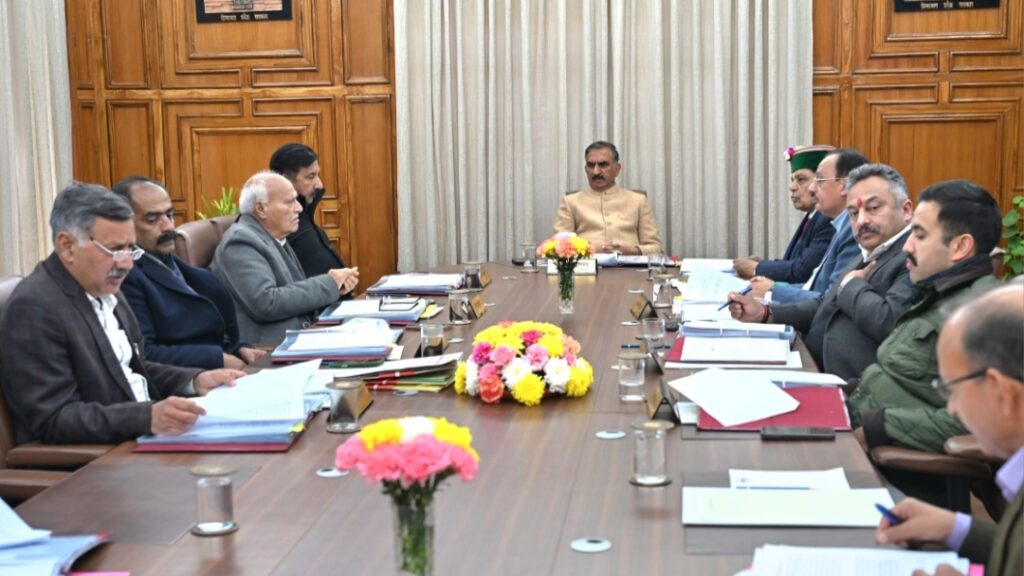 Himachal Cabinet Decisions Himachal Cabinet Decisions HIMACHAL HEADLINES
