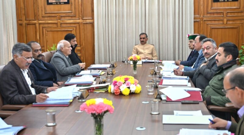 Himachal Cabinet Decisions HIMACHAL HEADLINES